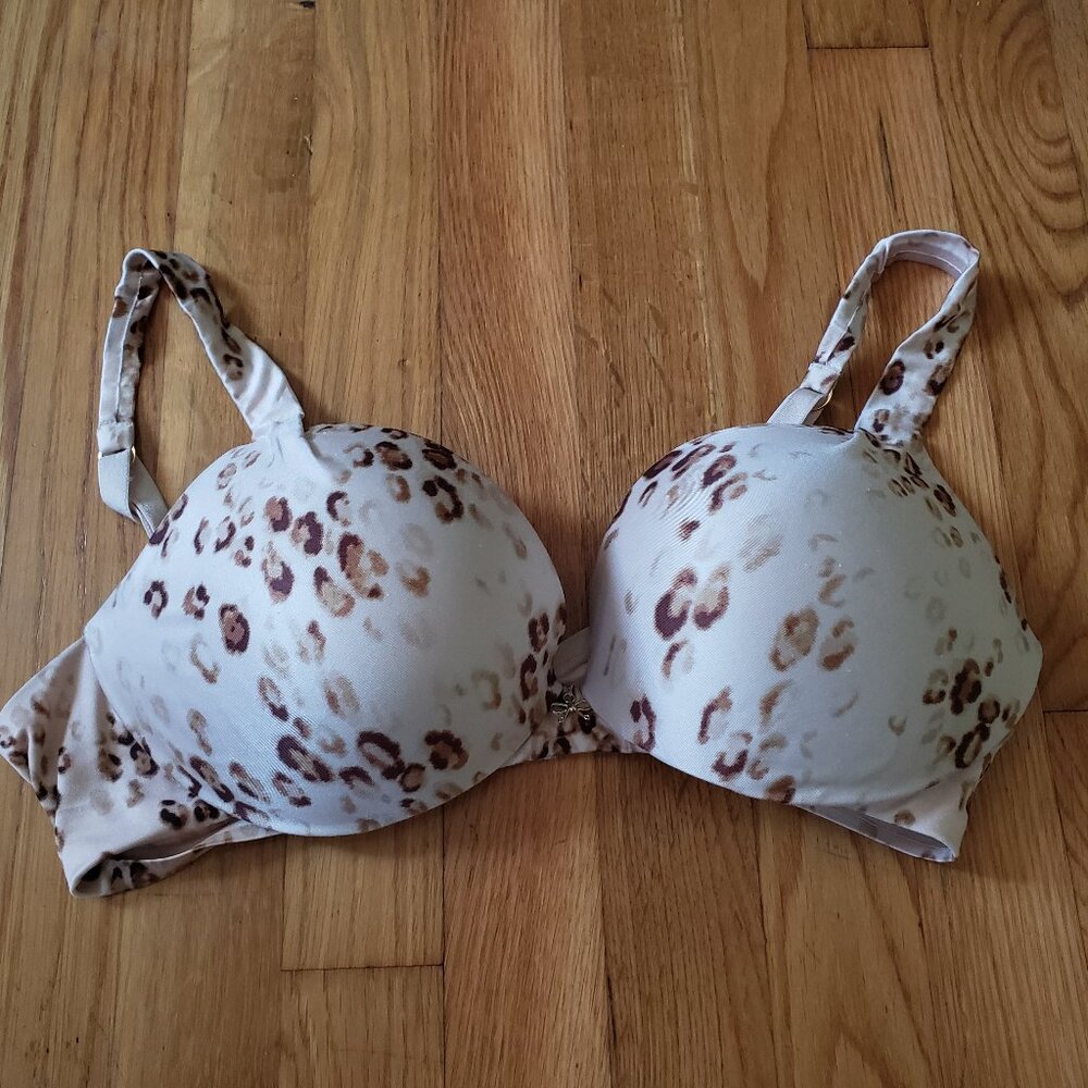 Victoria's Secret Plunge Animal Print Bra 36D